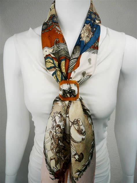 how to use hermes scarf ring